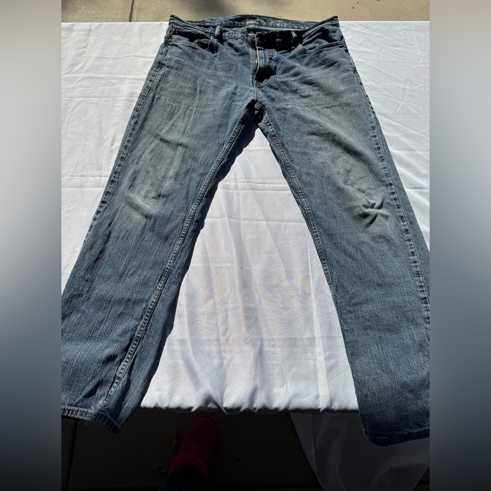 Denizen from Levi's Men's Blue Jeans-DISTRESSED - Picture 4 of 16